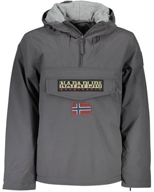 Napapijri Jassen ,Grijs ,Polyester Rainforest Jacket