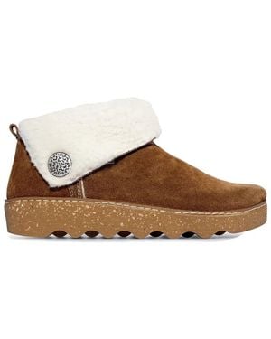 Rohde Gemütliche Woll-Damen-Clogs - Braun