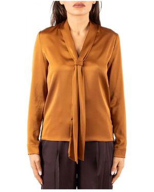 Hanita Overhemden ,Bruin ,Camicia - Oranje