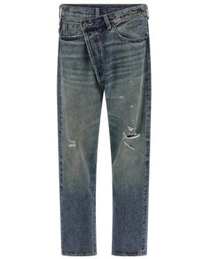 R13 Straight Jeans - Azul