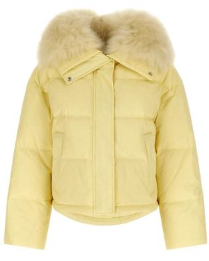 Yves Salomon Winter Jackets - Amarillo