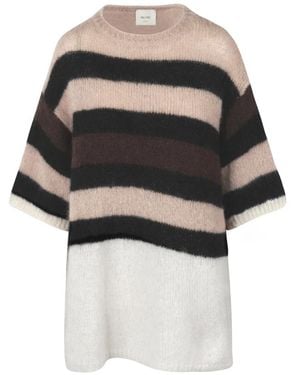 Alysi Round-Neck Knitwear - Noir