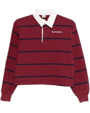 Sporty & Rich Polo Shirts - Red