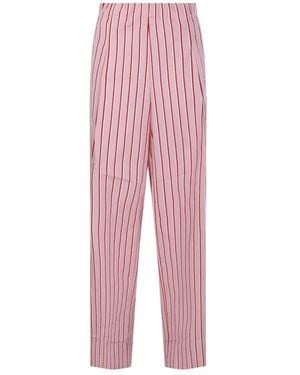 Dries Van Noten Wide Trousers - Pink