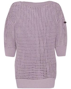 Vilebrequin Crochet Sweater Solid - Lila
