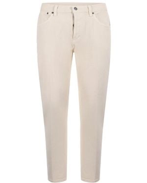 Dondup Jeans ,Katoen Brighton Carrot-Fit Jeans - Naturel
