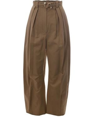 Sportmax Wide Trousers - Brown