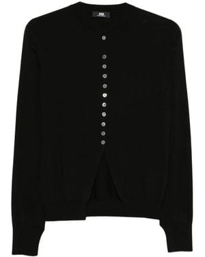 Alpha Studio Crew Neck Vest - Zwart