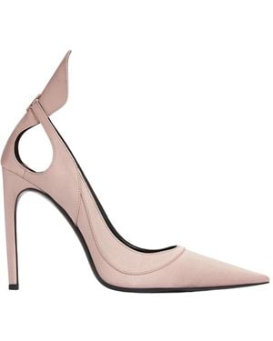 Nina Ricci Satinpumps mit schleife - Pink