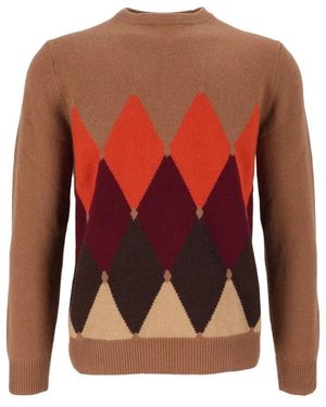 Ballantyne Cashmere Knitwear - Rojo