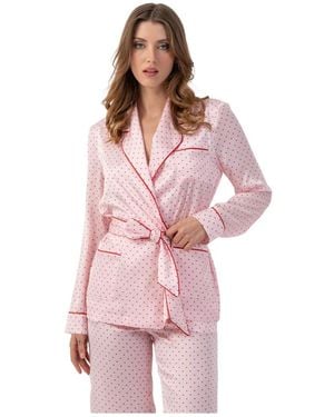 Kocca Jassen ,Roze ,Silky Polka Dot Night Top