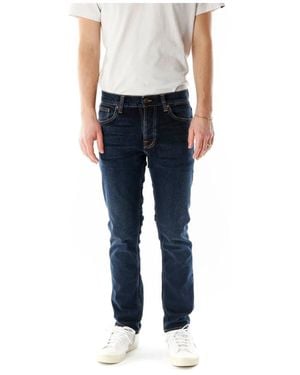 Nudie Jeans Slim-Fit Jeans - Bleu