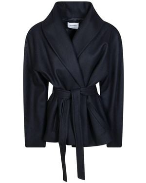ANDAMANE Niki Gürtel-Steppjacke - Blau