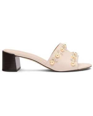 Stuart Weitzman Heeled Mules - Neutre
