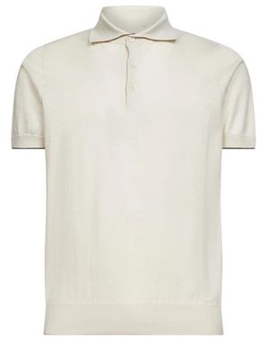Brunello Cucinelli Polo Shirts - White