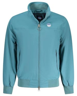 North Sails Jassen ,Groen ,Klassieke Bomberjack Waterafstotend - Blauw
