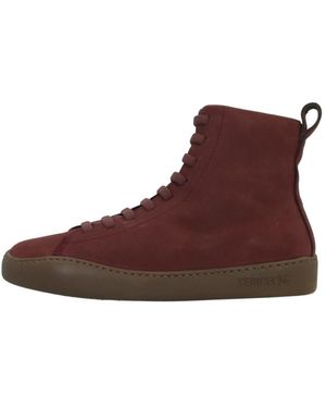 Camper Schoenen ,Rood ,Lace-Up Boots - Bruin
