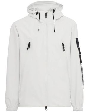 OUTHERE Fitness ,Wit ,Giacca Con Cappuccio Helios Hydroshield