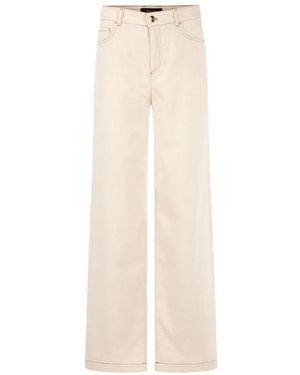 Marc Cain Wide Trousers - Natural