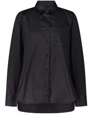 Lis Lareida Camicia classica in misto cotone - Nero
