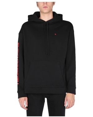 Raf Simons Hoodies & Sweatvesten ,Zwart ,Sinchronicity Sweatshirt