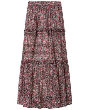 Isabel Marant Cotton Lange Rok - Bruin