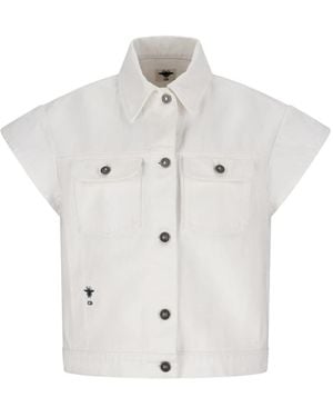 Dior Overhemden ,Wit ,Denim Jacket