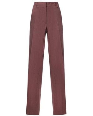 Ottod'Ame Straight Trousers - Rojo