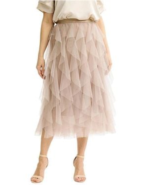 iN FRONT Midi Skirts - Neutro
