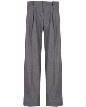 Laneus Flanellen Broek - Grijs