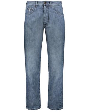 Moorer Rechte Jeans - Blauw