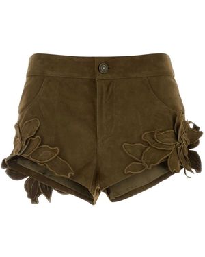 Isabel Marant Kevana Shorts - Grün