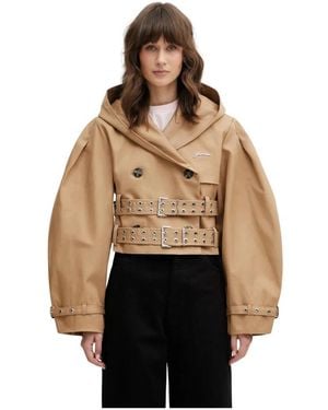 Ganni Light Jackets - Marrón