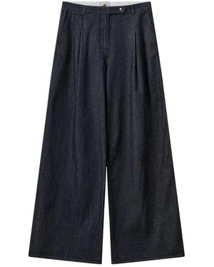 THE GARMENT Wide Trousers - Blue