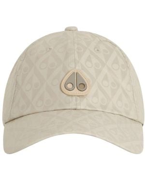 Moose Knuckles Crescent Logo Cap Monogram - Natur