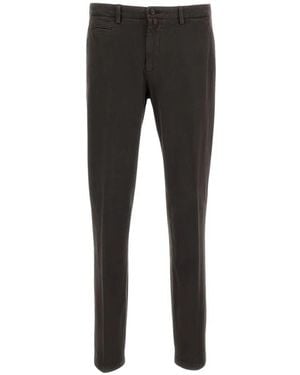 BRIGLIA Slim-Fit Trousers - Black