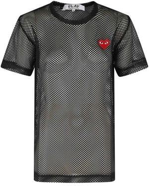 COMME DES GARÇONS PLAY T-Shirts - Grey