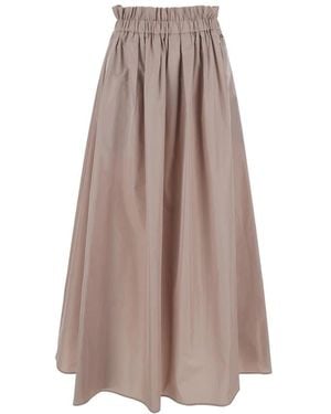 Herno Maxi Skirts - Marrón
