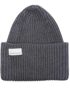 Nine:inthe:morning Geribbelde Gebreide Beanie - Grijs