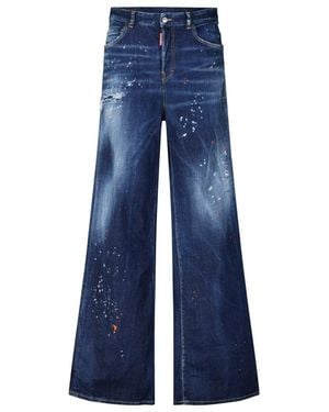 DSquared² Wide Jeans - Azul