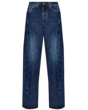 DSquared² Wide Jeans - Bleu
