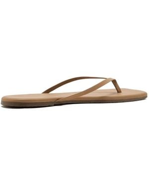 TKEES Schoenen ,Leer Square Toe Lily - Bruin