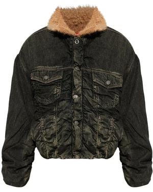 DIESEL D-Curly-Fsj Jacket - Zwart