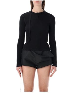 DIESEL Long Sleeve Tops - Black