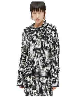 Bottega Veneta Round-Neck Knitwear - Grey