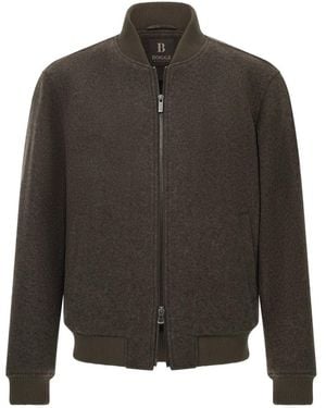 BOGGI Wol Nylon Bomber - Grijs