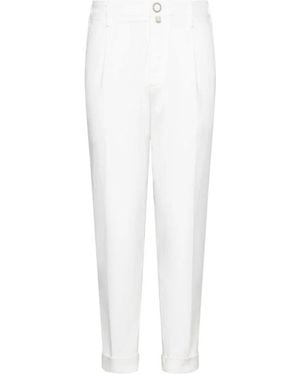 Jacob Cohen Cropped Trousers - White