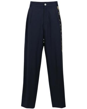 DARKPARK Broeken ,Zwart ,Phebe Wide Broeken - Blauw