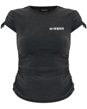 MISBHV T-Shirt Met Logo - Zwart
