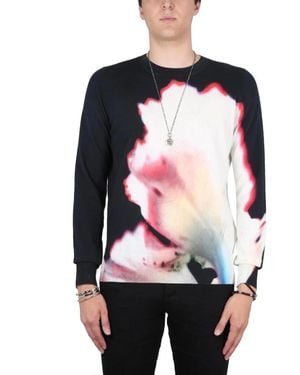 McQueen Round-Neck Knitwear - Red